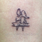 Mini funny tattoo 108