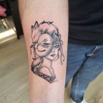 Mini funny tattoo 9